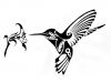 tribal hummingbird pic tattoo